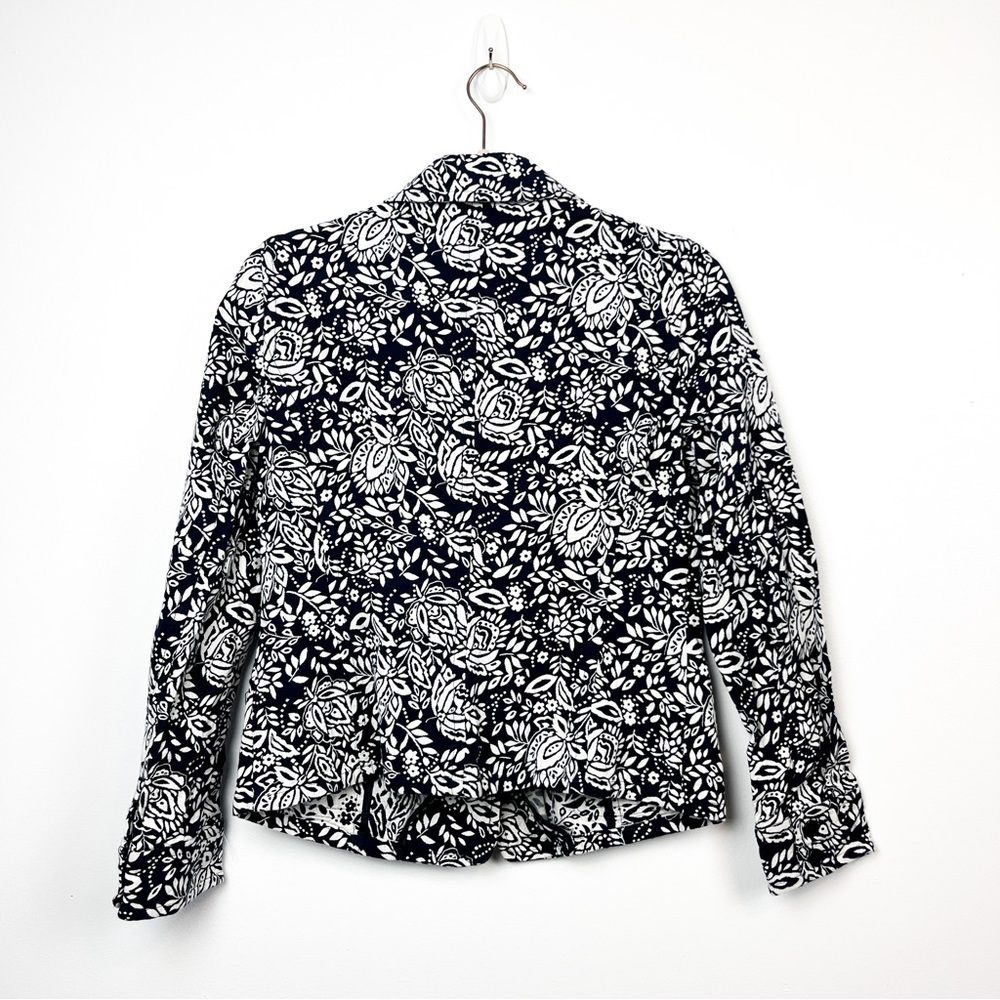 Pierre Cardin Navy & White Long Sleeve Jacket Blazer - Picture 9 of 9
